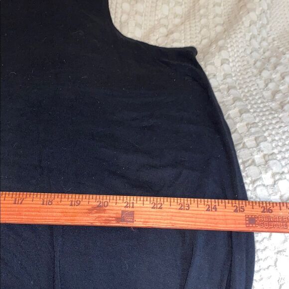 Old Navy Dress Plus Size XXL Black T Shirt Tank MIDI Dress Sheath Sleeveless - Picture 10 of 11